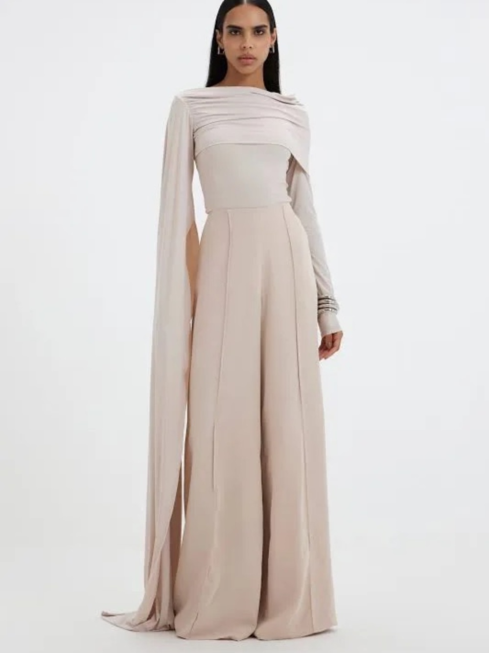 Deme by Gabriella Cobbie Jumpsuit in Egg White